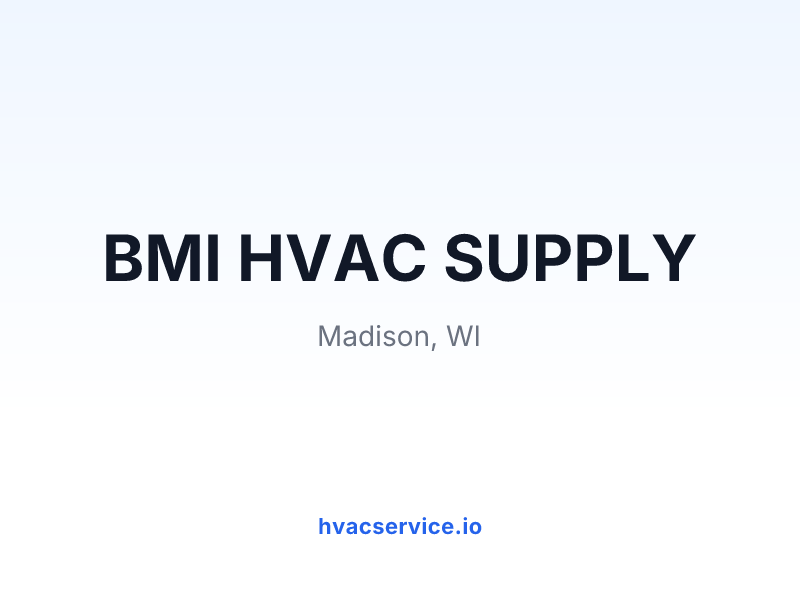 BMI HVAC SUPPLY