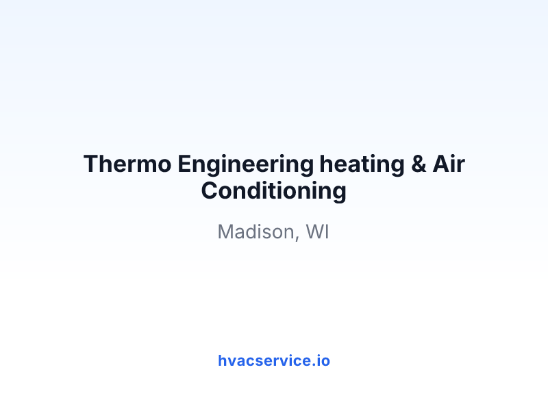 Thermo Engineering heating & Air Conditioning