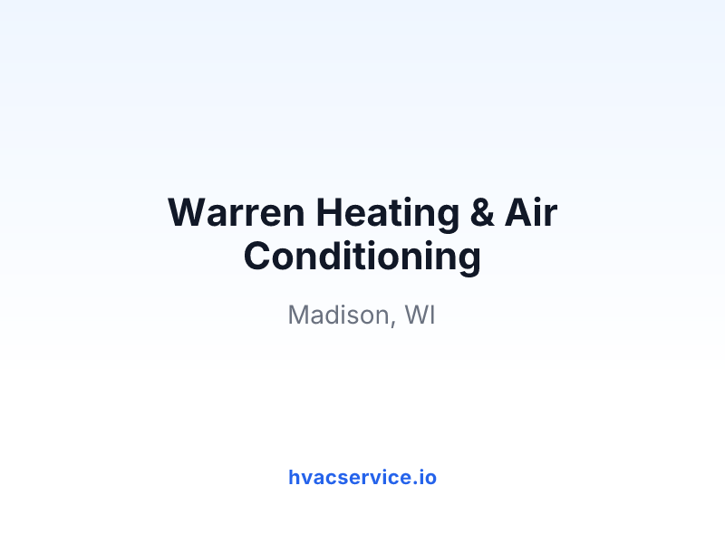 Warren Heating & Air Conditioning