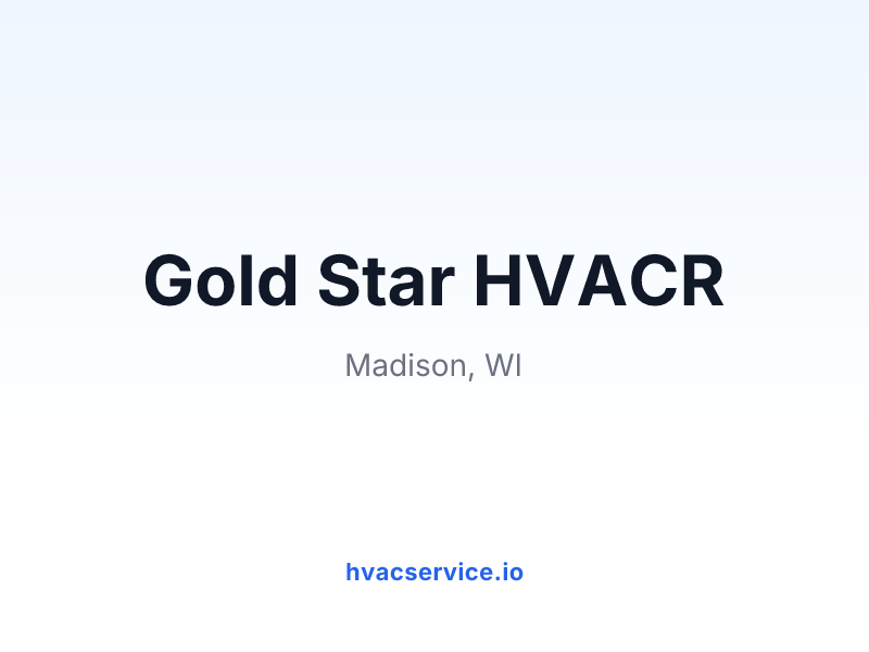 Gold Star Hvacr