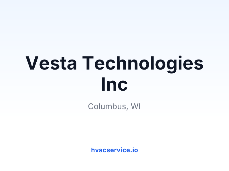 Vesta Technologies Inc