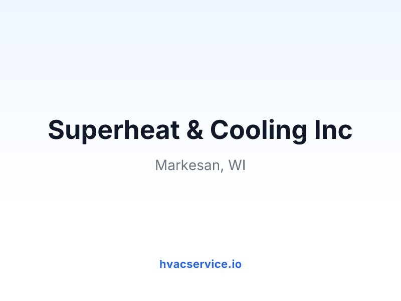 Superheat & Cooling Inc