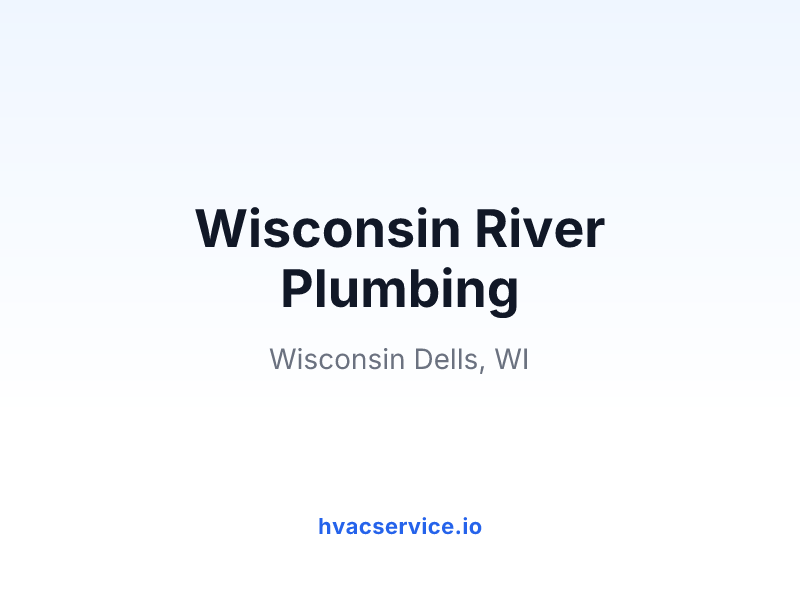 Wisconsin River Plumbing