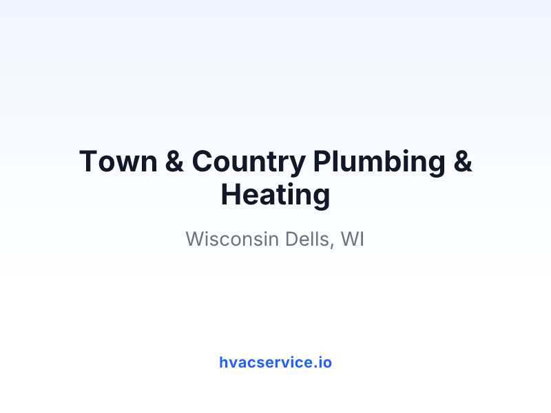 Town & Country Plumbing & Heating