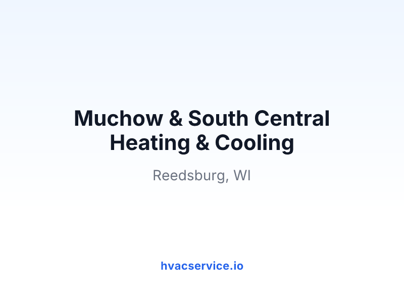 Muchow & South Central Heating & Cooling