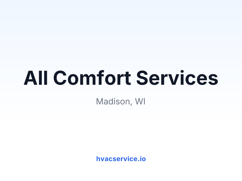 All Comfort Services