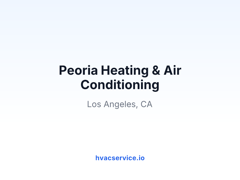 Peoria Heating & Air Conditioning