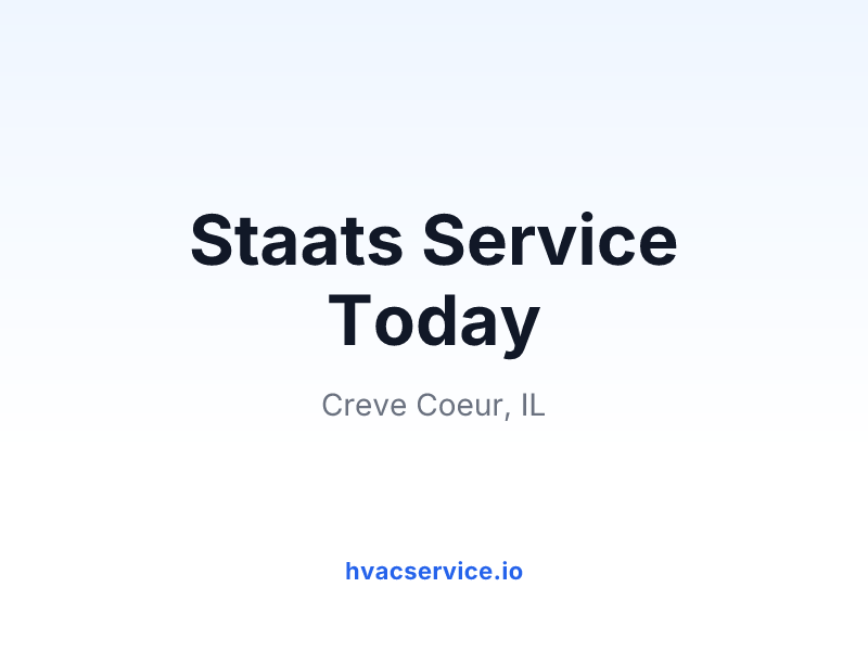 Staats Service Today