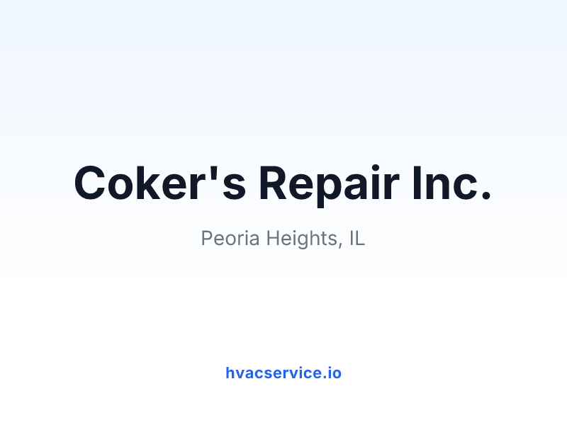 Coker's Repair Inc.