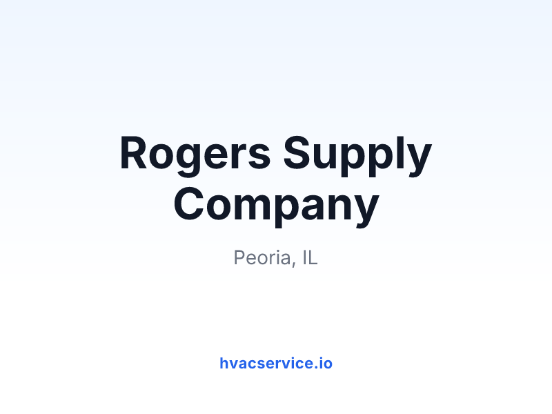 Rogers Supply Company