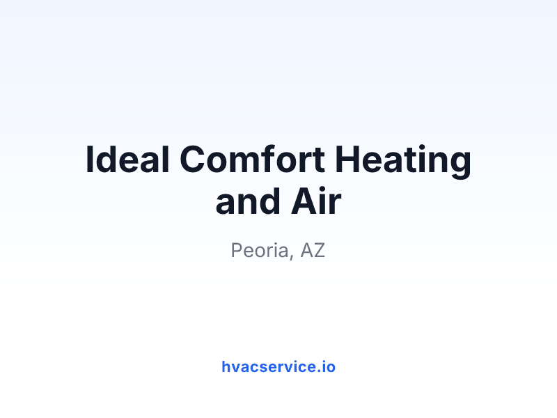 Ideal Comfort Heating and Air