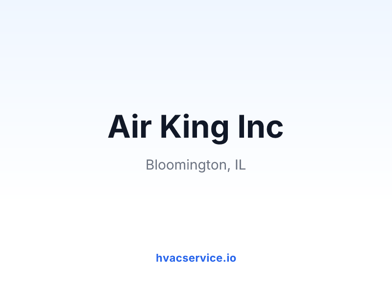 Air King Inc