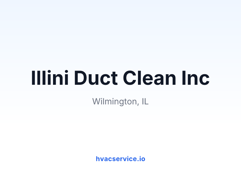 Illini Duct Clean Inc