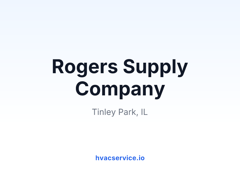 Rogers Supply Company