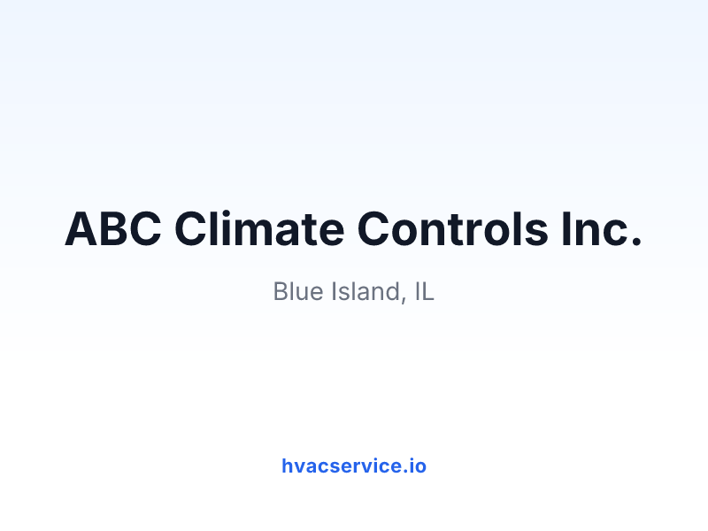 ABC Climate Controls Inc.