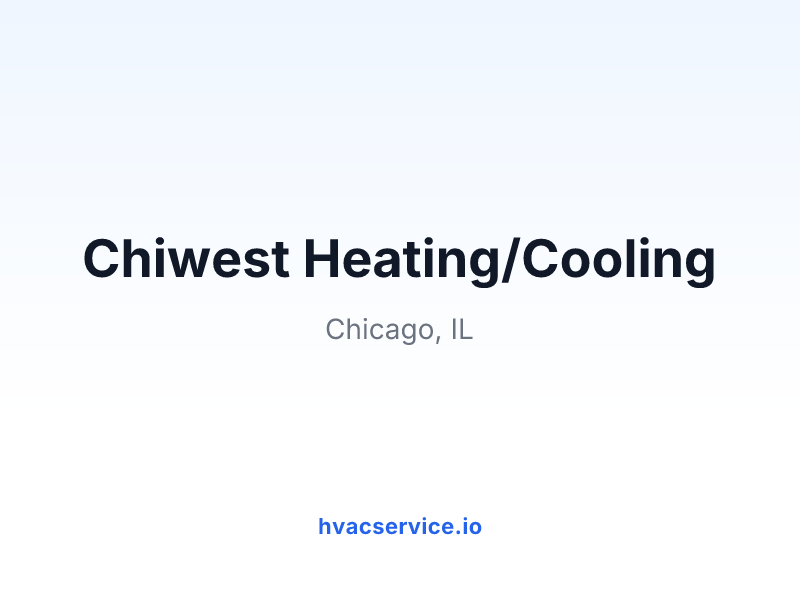 Chiwest Heating/Cooling