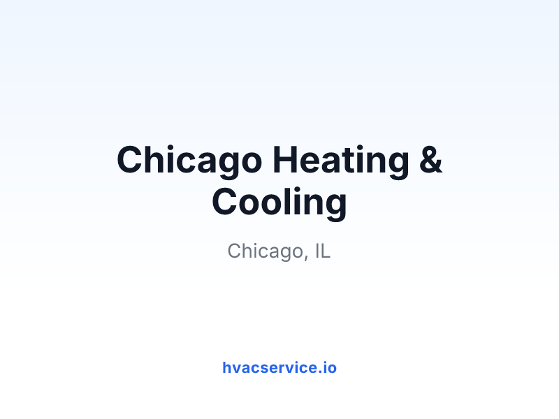 Chicago Heating & Cooling