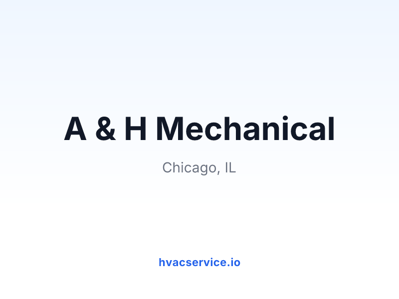 A & H Mechanical