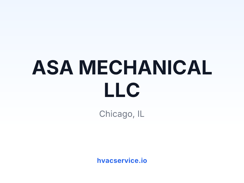 ASA MECHANICAL LLC