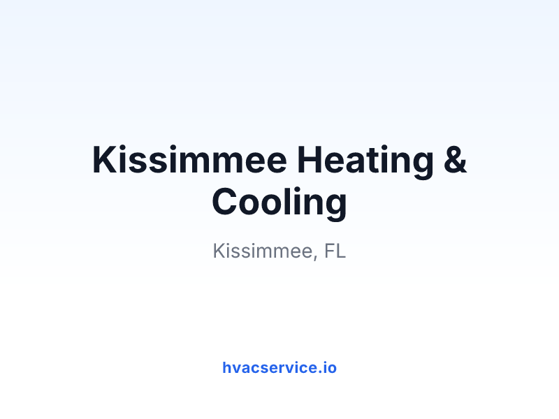 Kissimmee Heating & Cooling