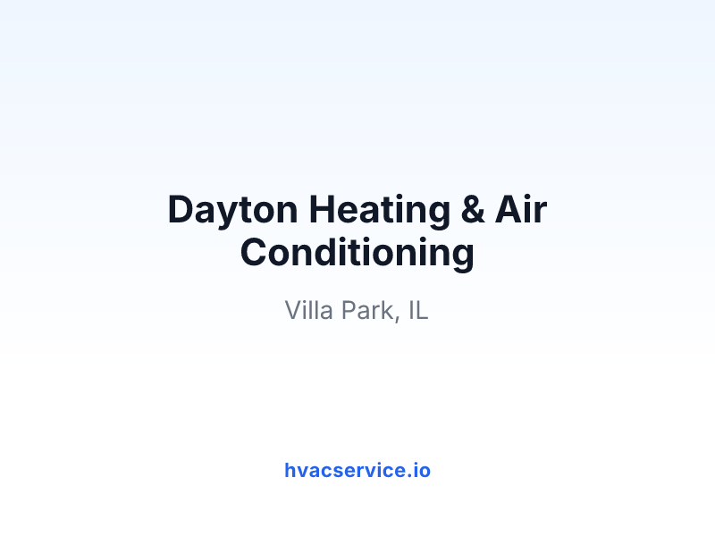 Dayton Heating & Air Conditioning