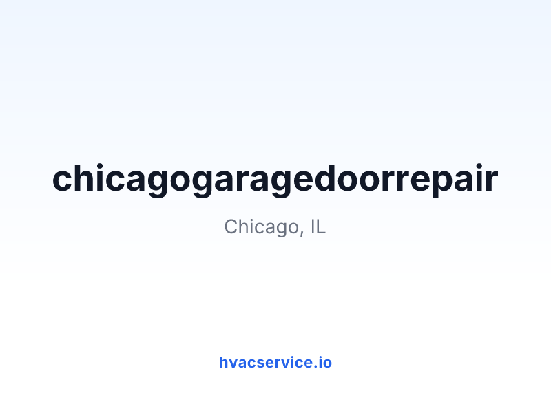 chicagogaragedoorrepair