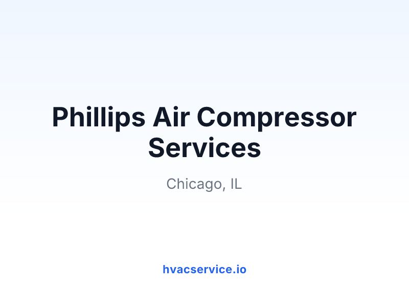 Phillips Air Compressor Services