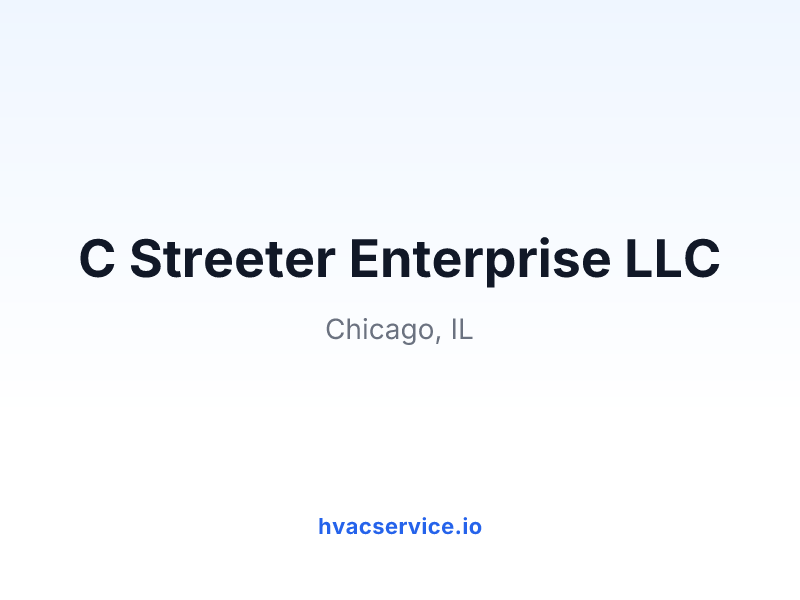 C Streeter Enterprise LLC