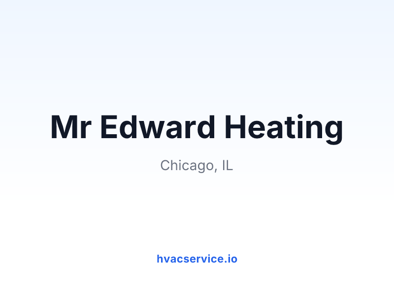 Mr Edward Heating