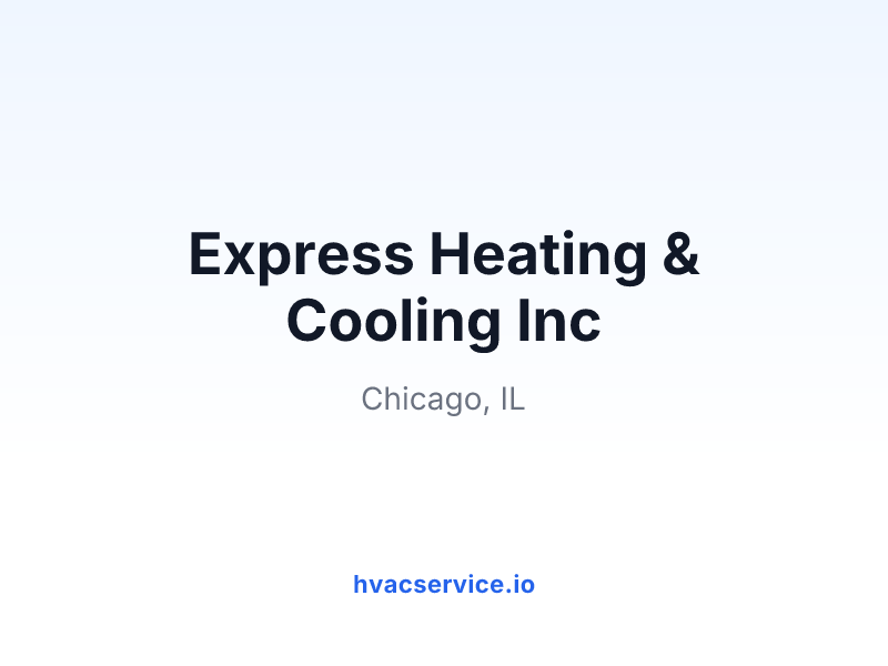 Express Heating & Cooling Inc
