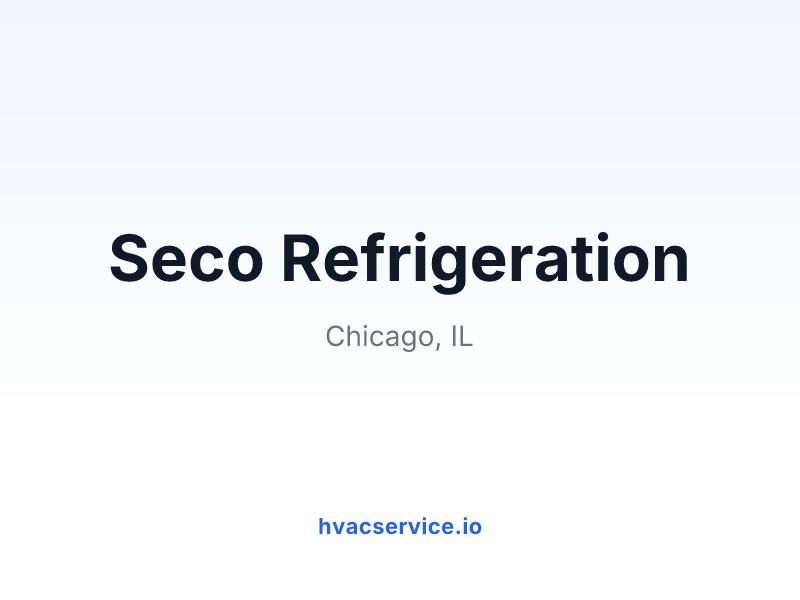 Seco Refrigeration