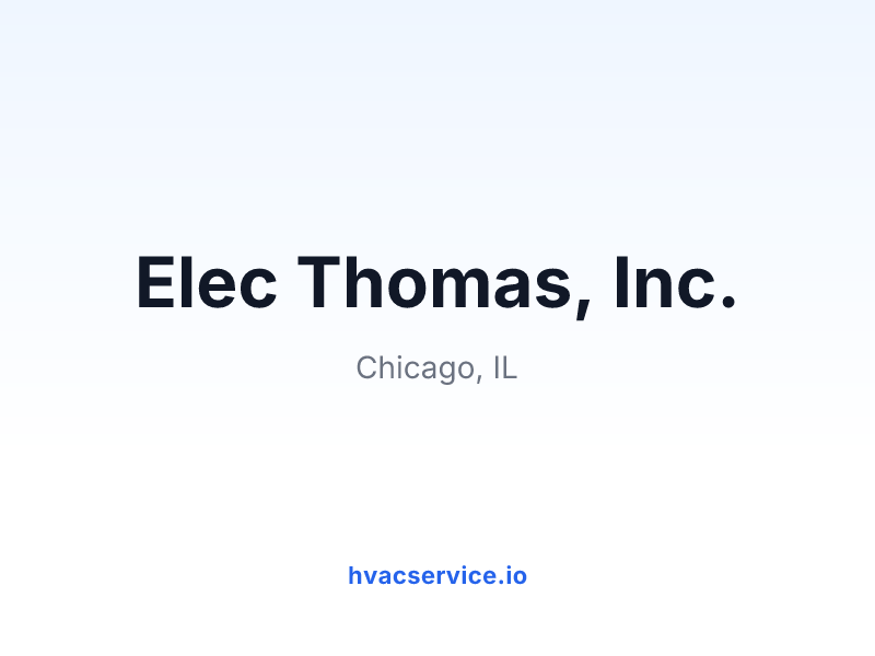 Elec Thomas, Inc.