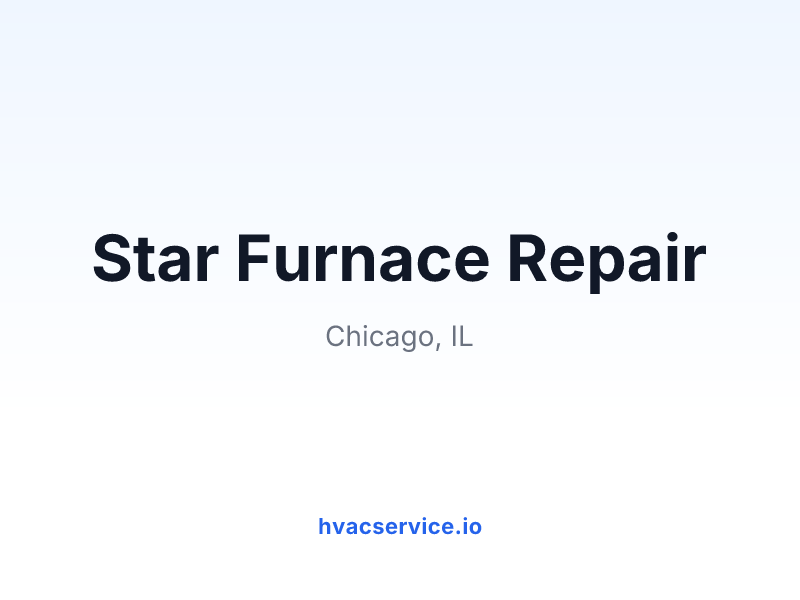 Star Furnace Repair