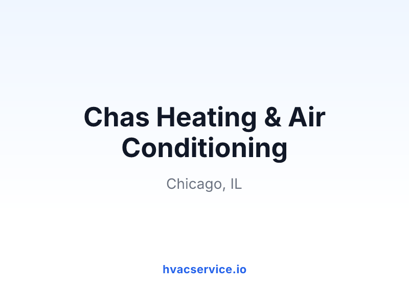 Chas Heating & Air Conditioning