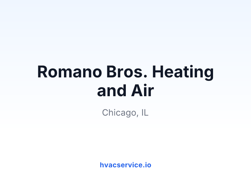Romano Bros. Heating and Air