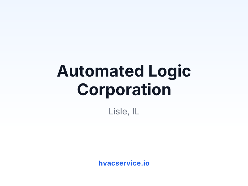 Automated Logic Corporation