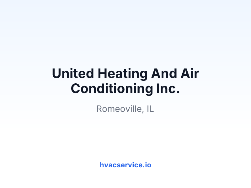 United Heating And Air Conditioning Inc.
