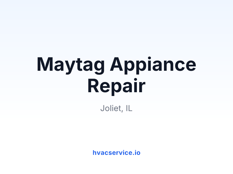 Maytag Appiance Repair