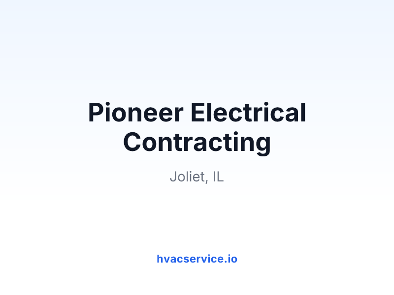 Pioneer Electrical Contracting