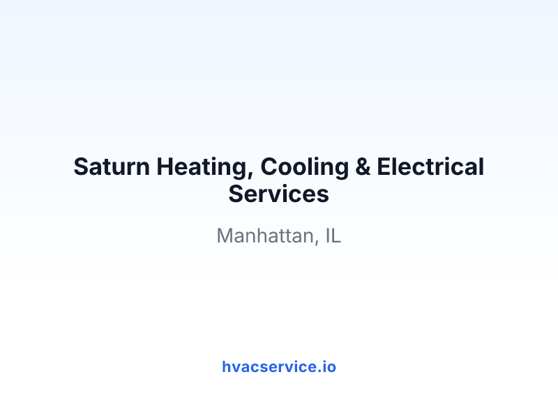 Saturn Heating, Cooling & Electrical Services