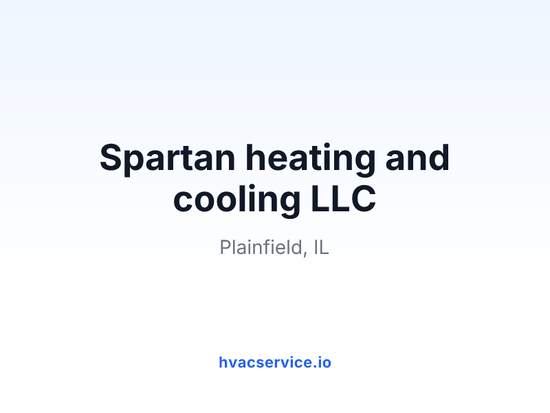Spartan heating and cooling LLC