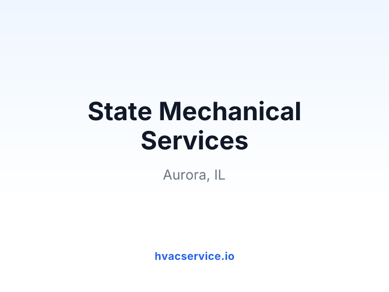 State Mechanical Services