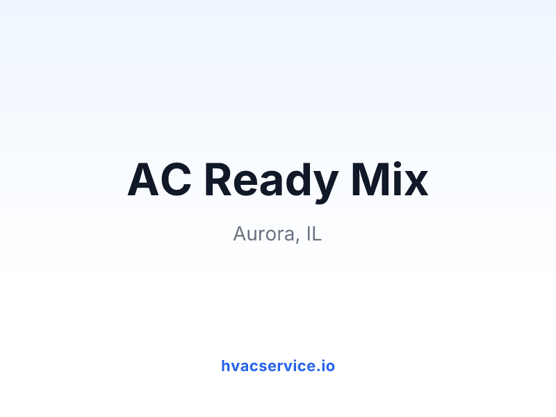 AC Ready Mix