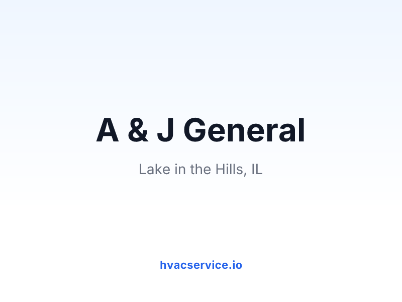 A & J General