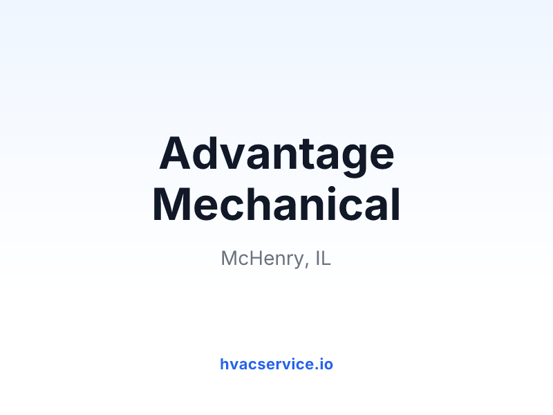 Advantage Mechanical