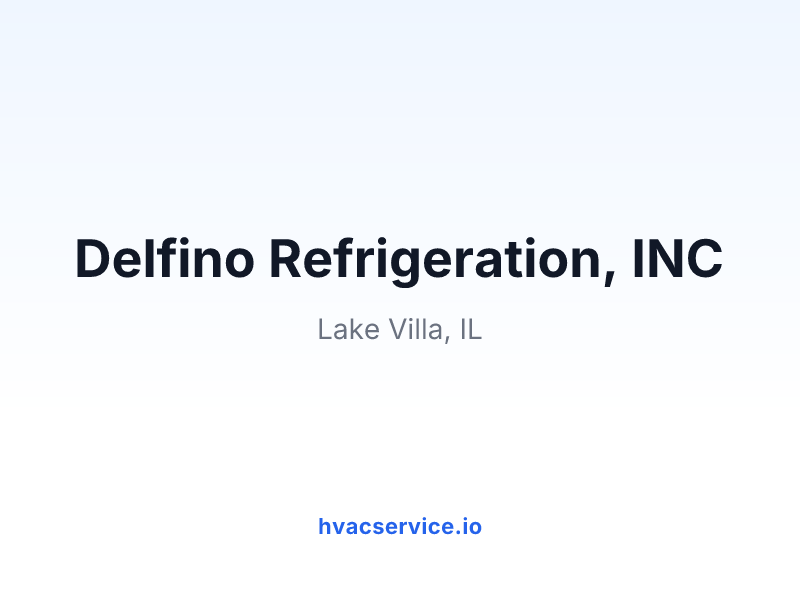 Delfino Refrigeration, INC