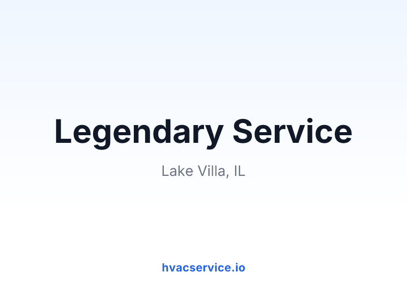 Legendary Service