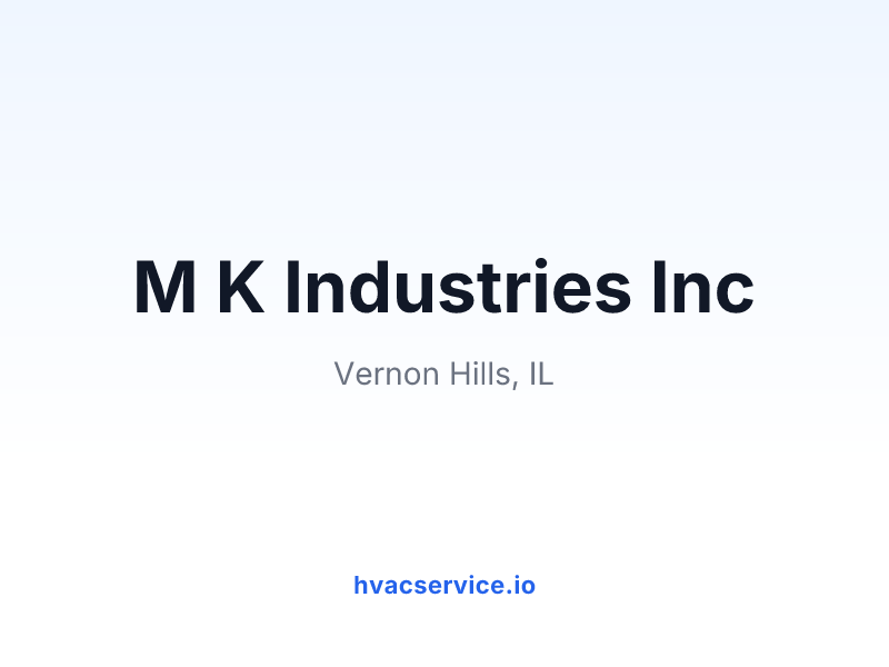 M K Industries Inc