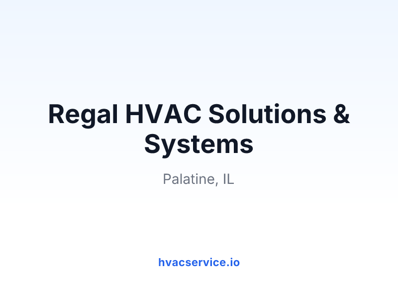 Regal HVAC Solutions & Systems