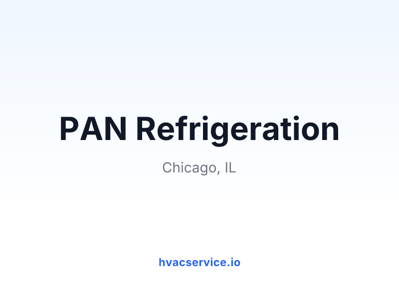 PAN Refrigeration